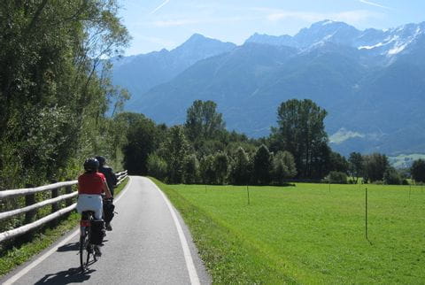 A vélo dans le Vinschgau