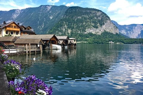 Rives du lac d'Hallstatt