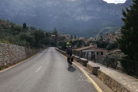 Entre Port de Soller et Palma de Majorque à vélo