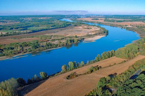 Vue aérienne de la Loire