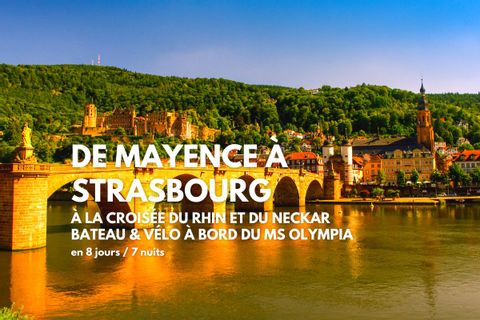 Mayence-Strasbourg en Bateau et Vélo