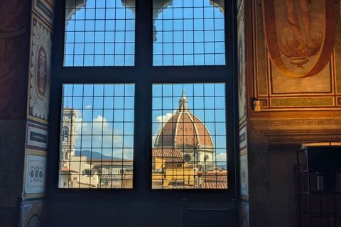 Vue sur le Duomo de Florence depuis le Palazzo Vecchio