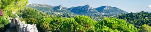 Vue depuis les alentours de Saint-Paul-de-Vence en Provence
