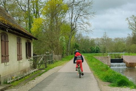 Le long du Canal de la Bruche à vélo