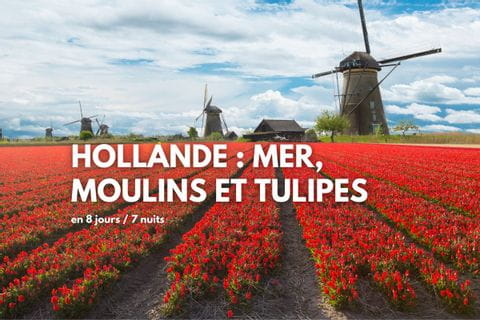 La Hollande à vélo : mer, moulins, tulipes