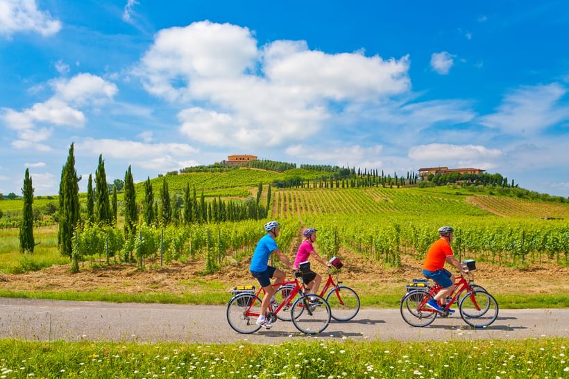 Voyage à vélo - La Toscane à vélo, séjour en etoile