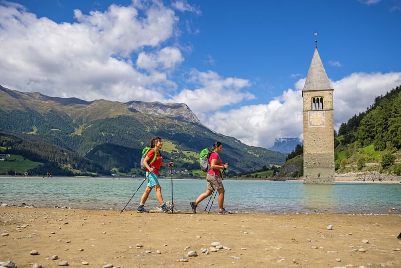 Trek - Randonnée de la Via Claudia Augusta, du Lac de Resia au Lac de Caldaro, 9 jours, Charme
