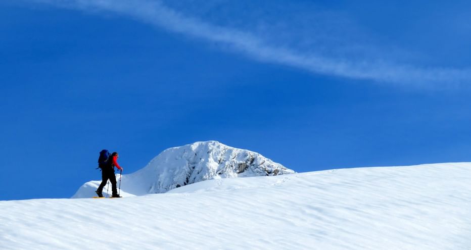 Massif des Bauges en hiver