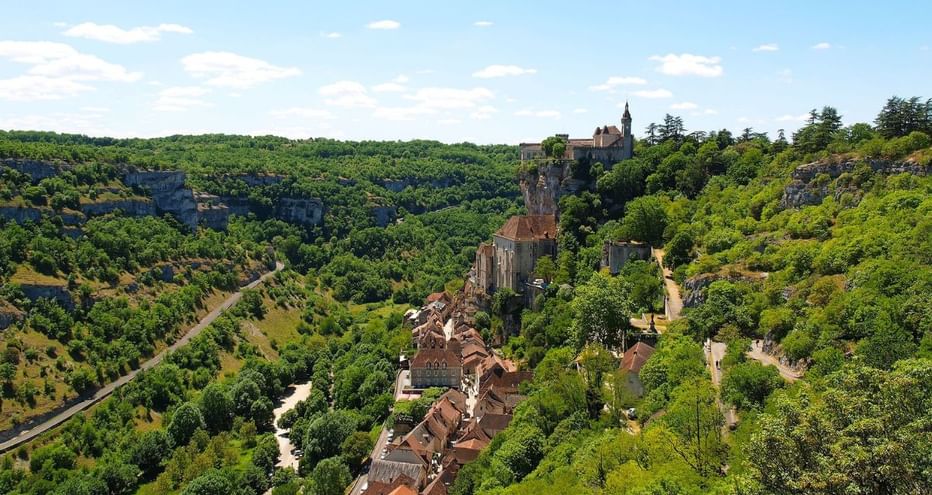 vue sur le village de Rocamadour