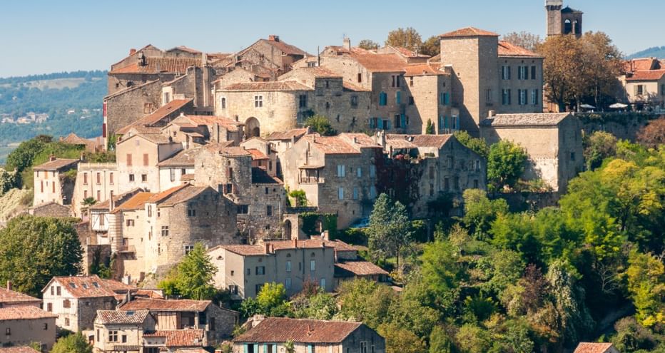 Vue de la baside de Cordes