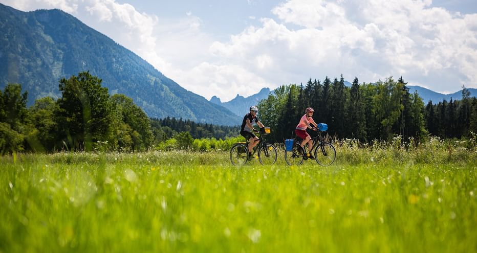 Cyclotouristes dans le land de Salzbourg