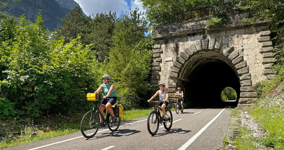 Voyage à vélo en famille sur l'Alpe Adria, de Villach à Grado
