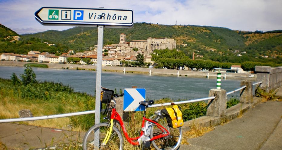 A vélo sur la ViaRhôna
