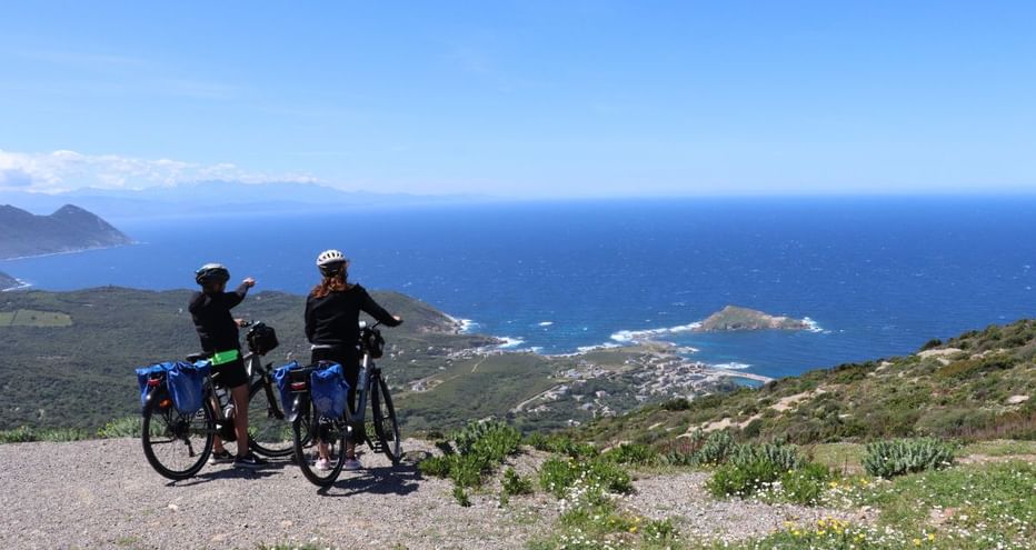 De Bastia à Ajaccio à vélo