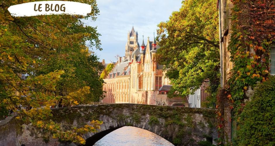 Vue de Bruges à l'automne