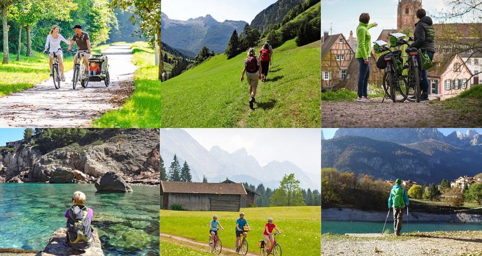 Cyclotourisme et randonnée en Europe en toute saison